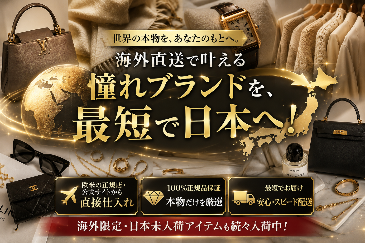世界のラグジュアリーブランドを日本へ